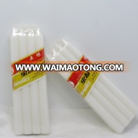 Factory Wax tapered white candle for christmas tree decorations