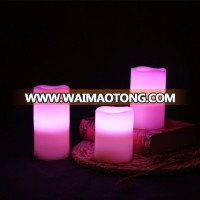 Flameless Color Changing Real Wax LED Candle Light Remote Control