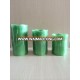 LED Candles 4" 5" 6" Melted Flameless Candles, 3-Pack, Colorful